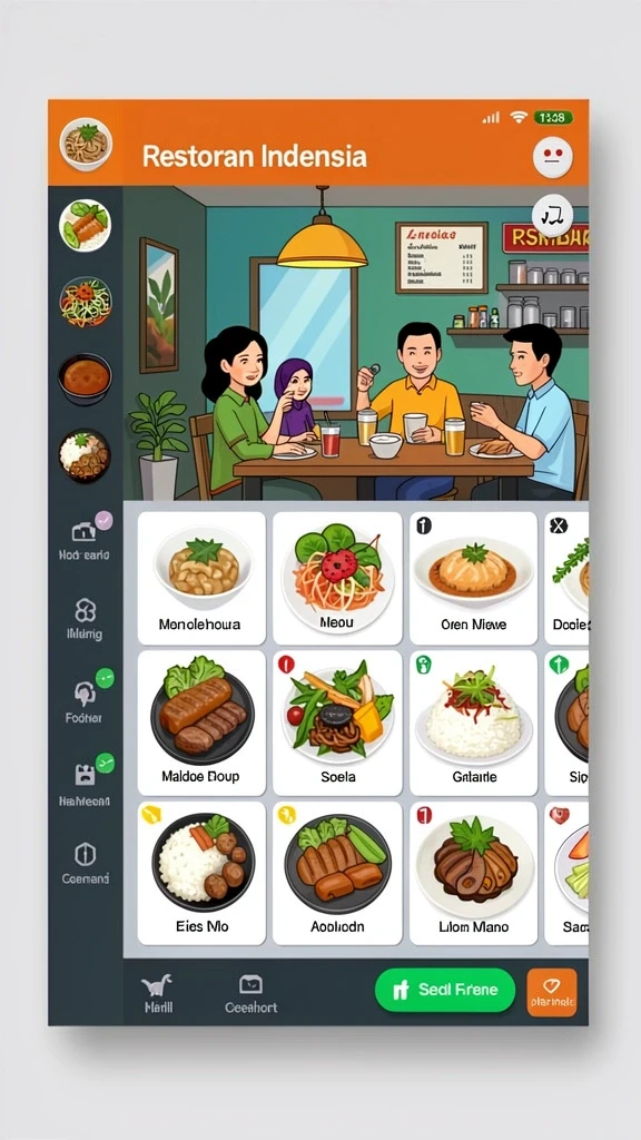 Tampilan antarmuka yang menarik dan mudah dinavigasi.