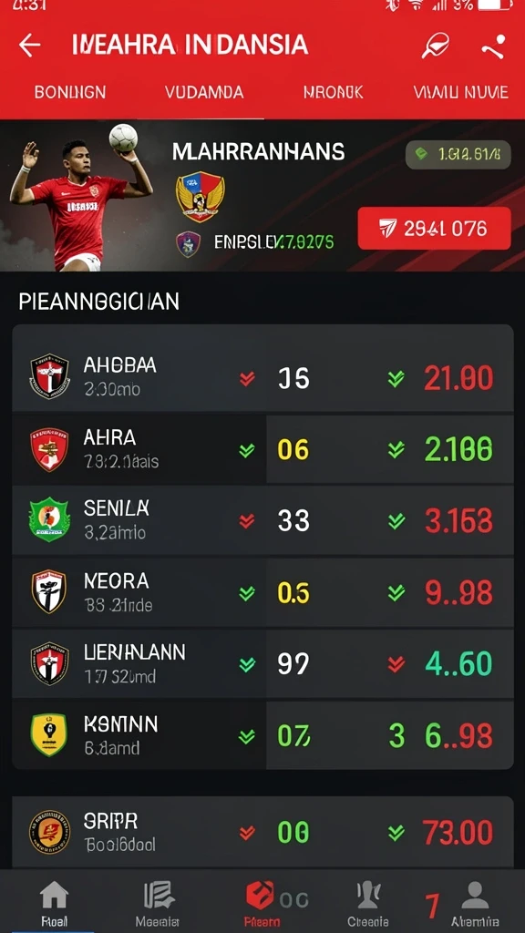 Tampilan antarmuka utama aplikasi 888IDR.
