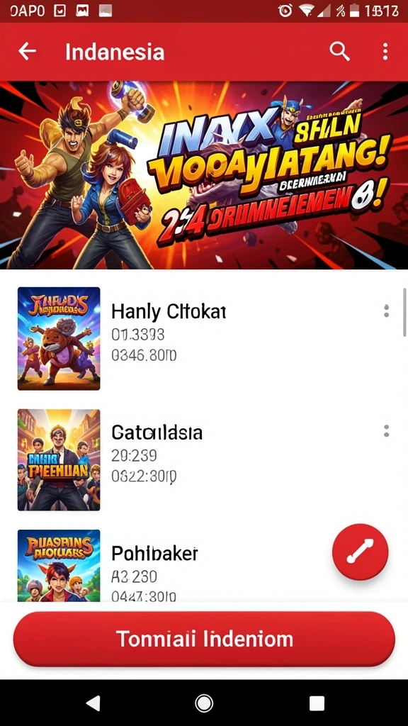 Screenshot sistem bonus yang menguntungkan.