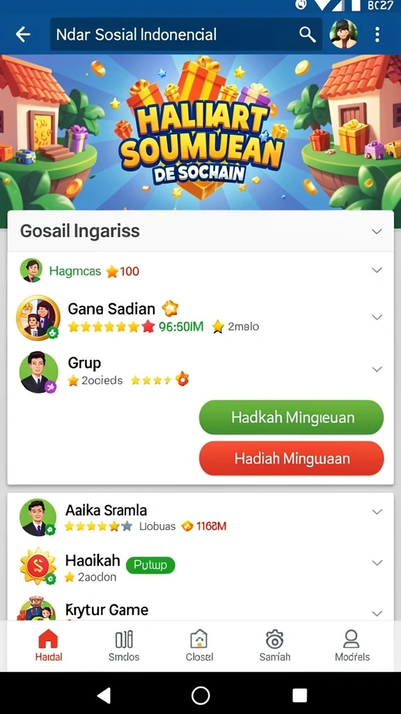 Tampilan awal API36 yang memukau dan intuitif.