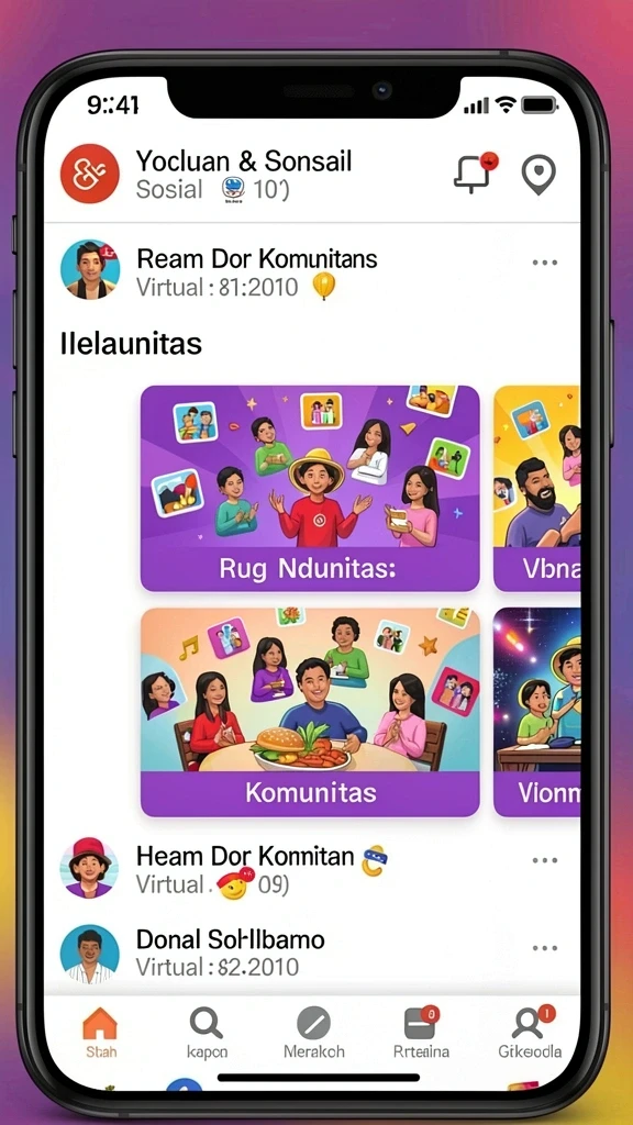 Tampilan antarmuka utama DKK yang menarik.