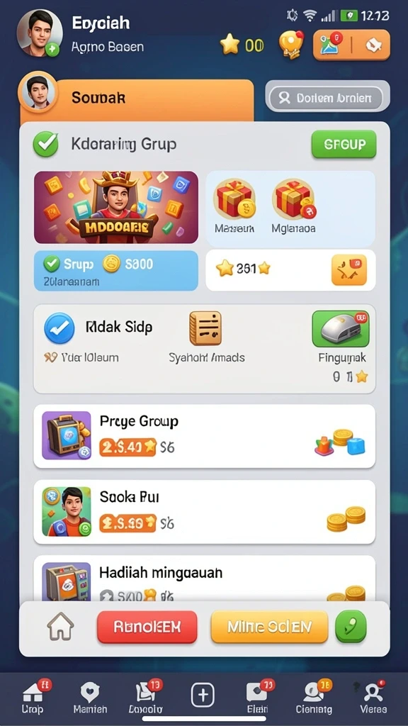 Sistem hadiah yang menarik dan bermanfaat bagi pemain.