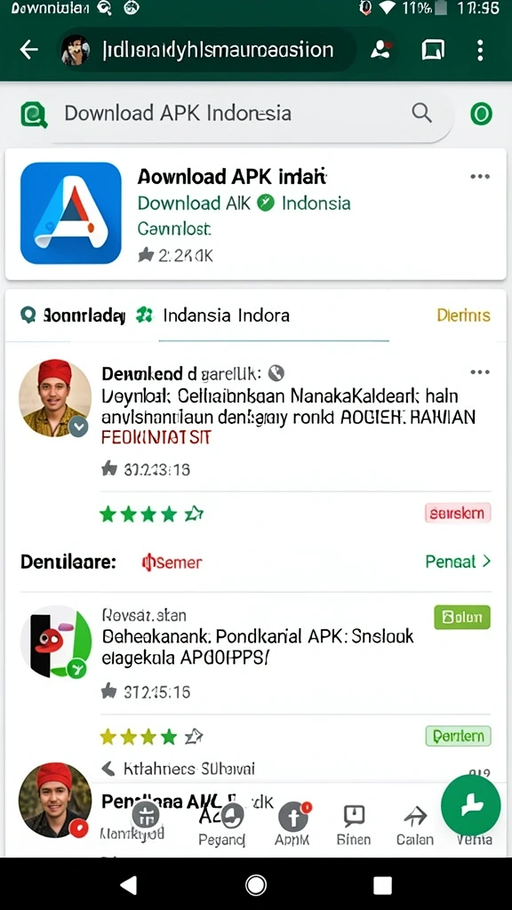 Tampilan antarmuka yang user-friendly.