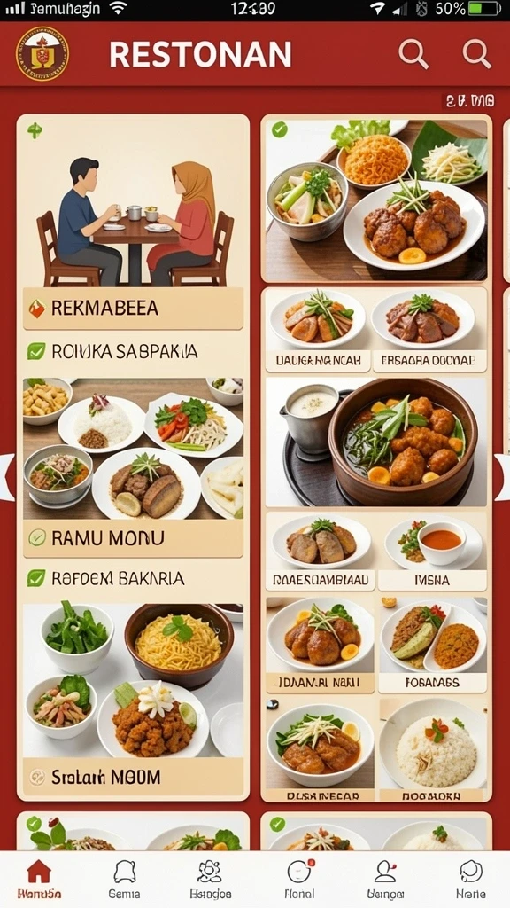 Sistem keamanan yang melindungi data pengguna.