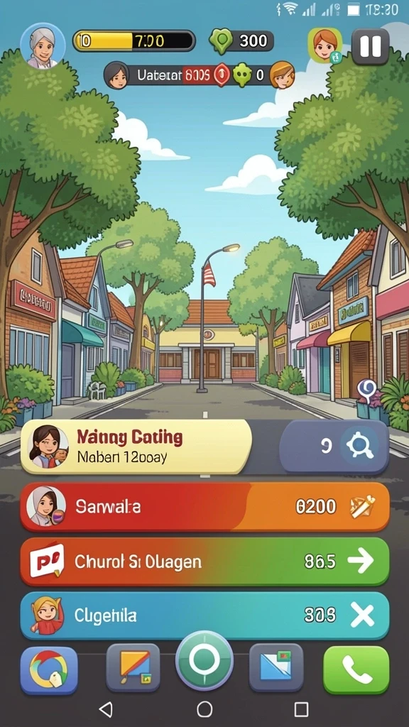 Fitur multiplayer yang memungkinkan kamu bermain bersama teman.