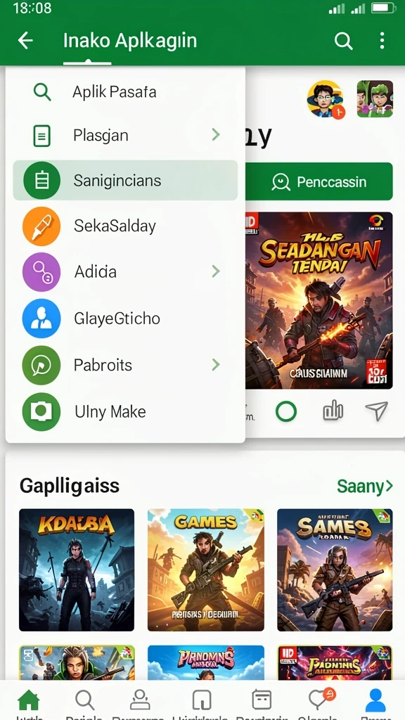 Tampilan antarmuka yang menarik dan mudah digunakan.