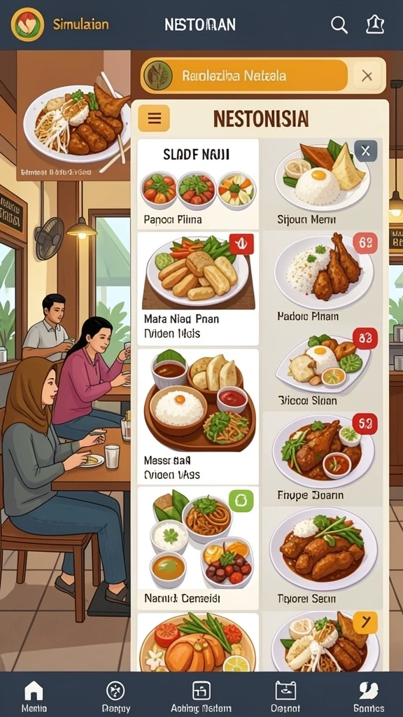 Tampilan antarmuka yang menarik dan intuitif.