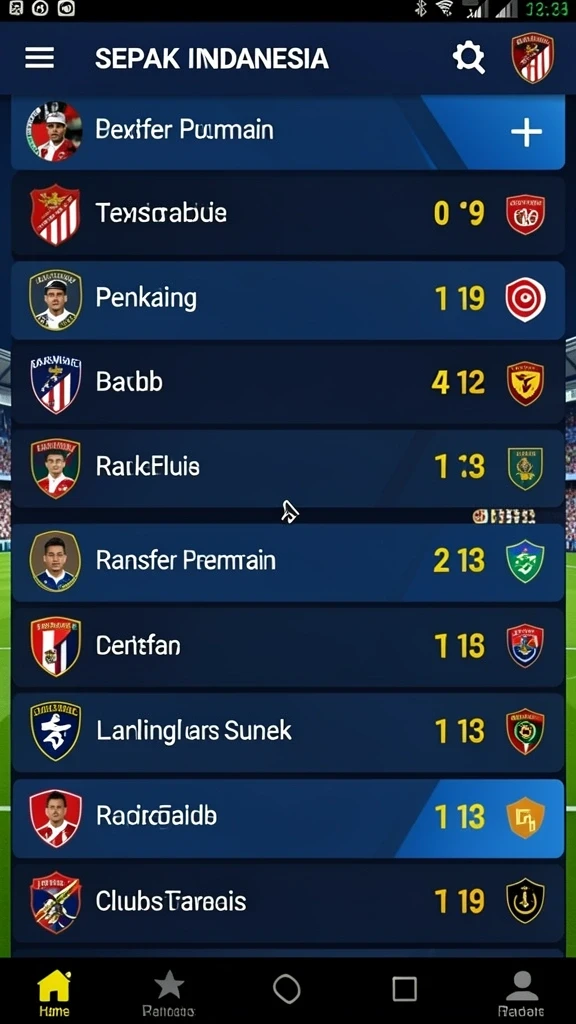 Tangkapan layar memperlihatkan sistem reward dan pencapaian pengguna.