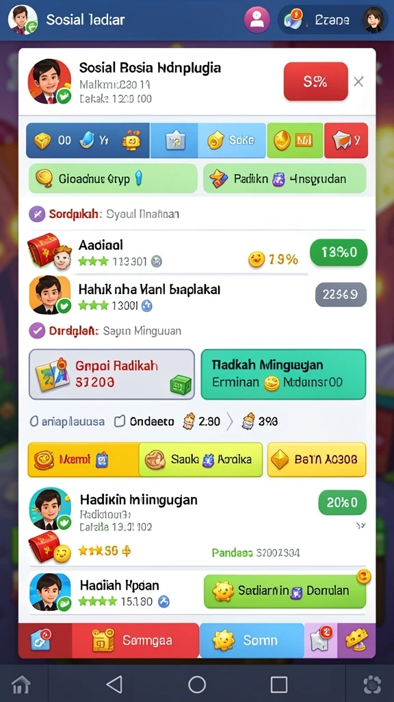 Tampilan antarmuka yang user-friendly dan menarik.