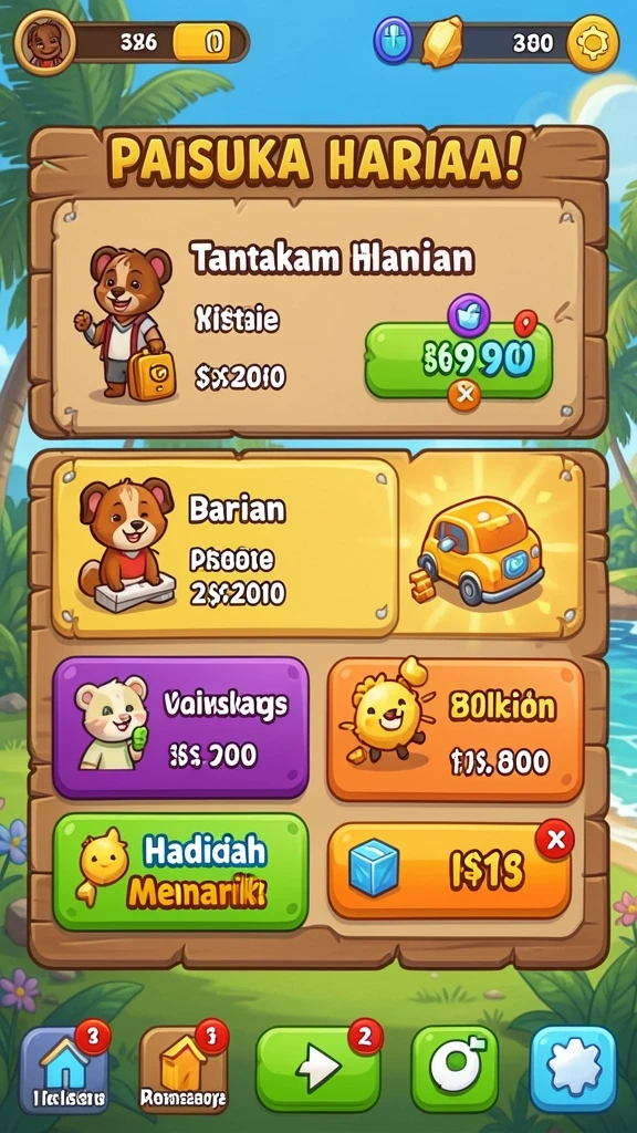 Berbagai karakter dengan kemampuan unik untuk dipilih.