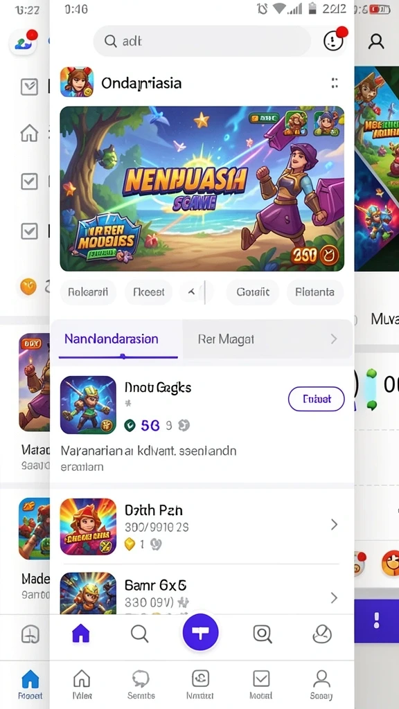 Tampilan antarmuka MEGAPETIR yang modern dan ramah pengguna.