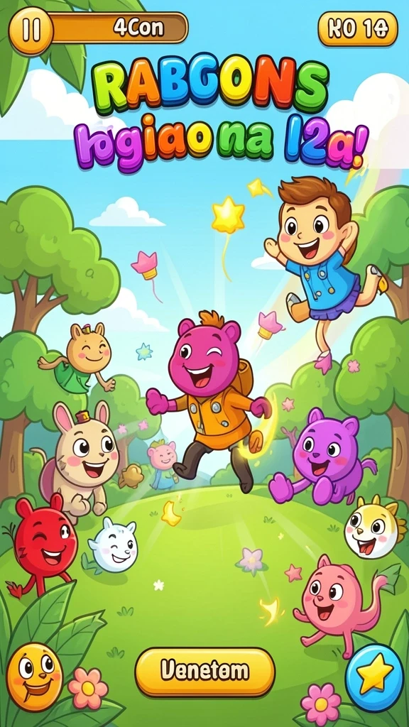 Tangkapan layar menampilkan grafik yang memikat dan karakter yang menarik.