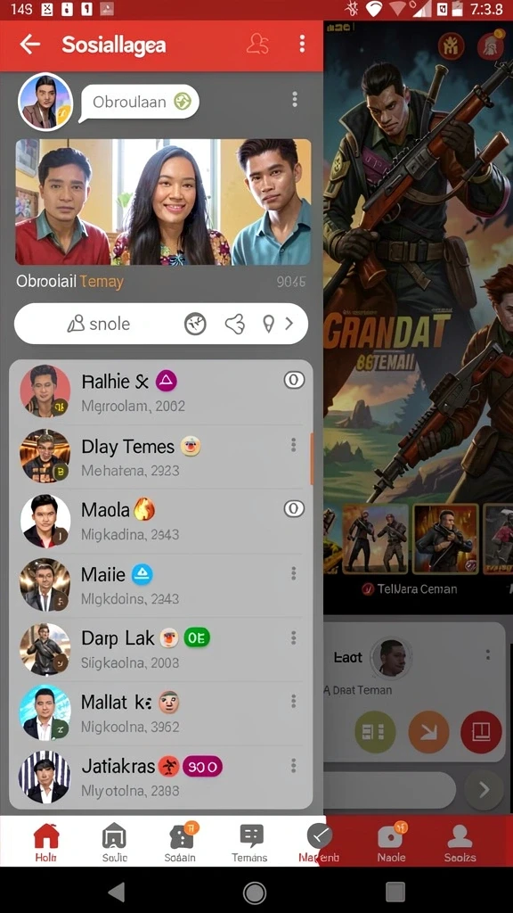 Bergabung dalam pertempuran epik melawan musuh.
