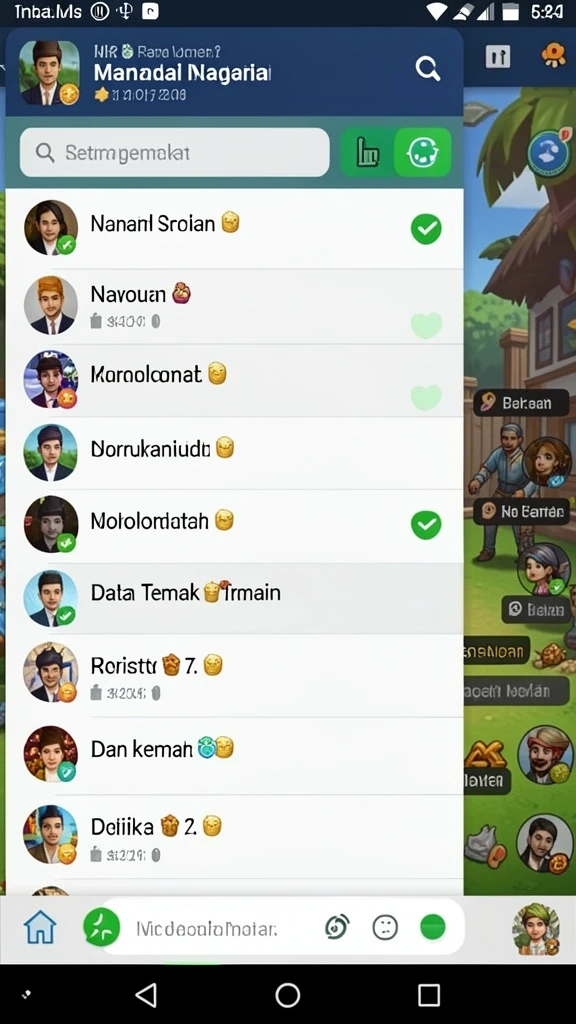 Tampilan antarmuka yang ramah pengguna.