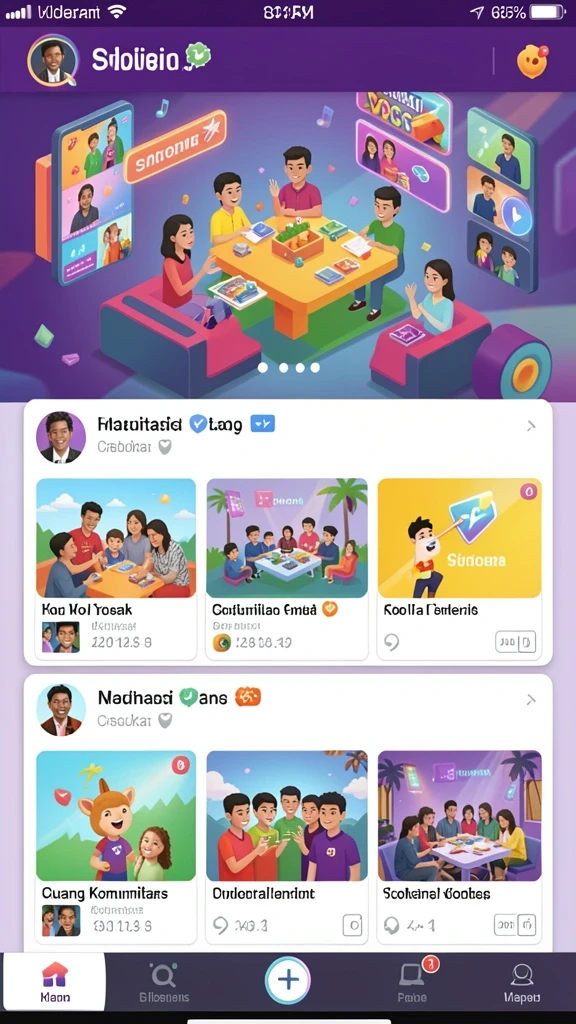 Fitur multiplayer yang memungkinkan bermain bersama teman.