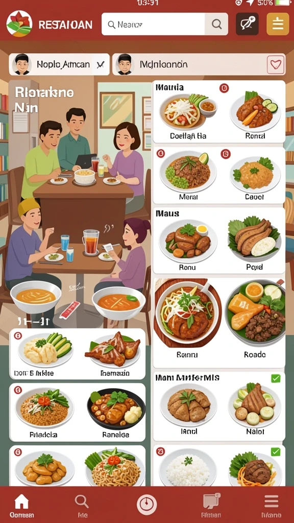 Tampilan antarmuka yang modern dan ramah pengguna.