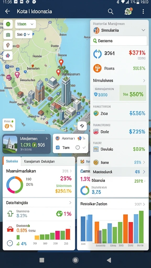 Tampilan antarmuka yang menarik dan modern.