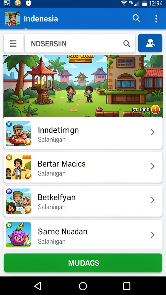 Tampilan antarmuka yang intuitif dan menarik.