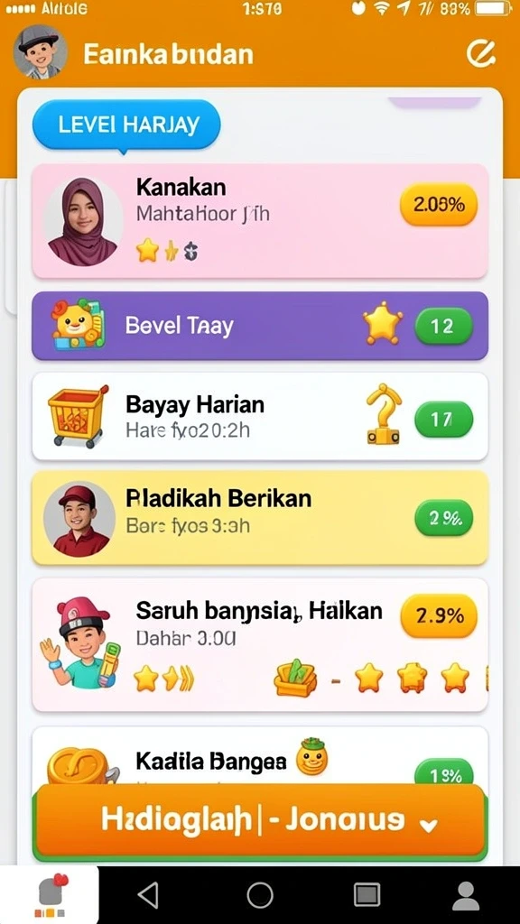 Tampilan antarmuka yang menarik dan mudah digunakan.