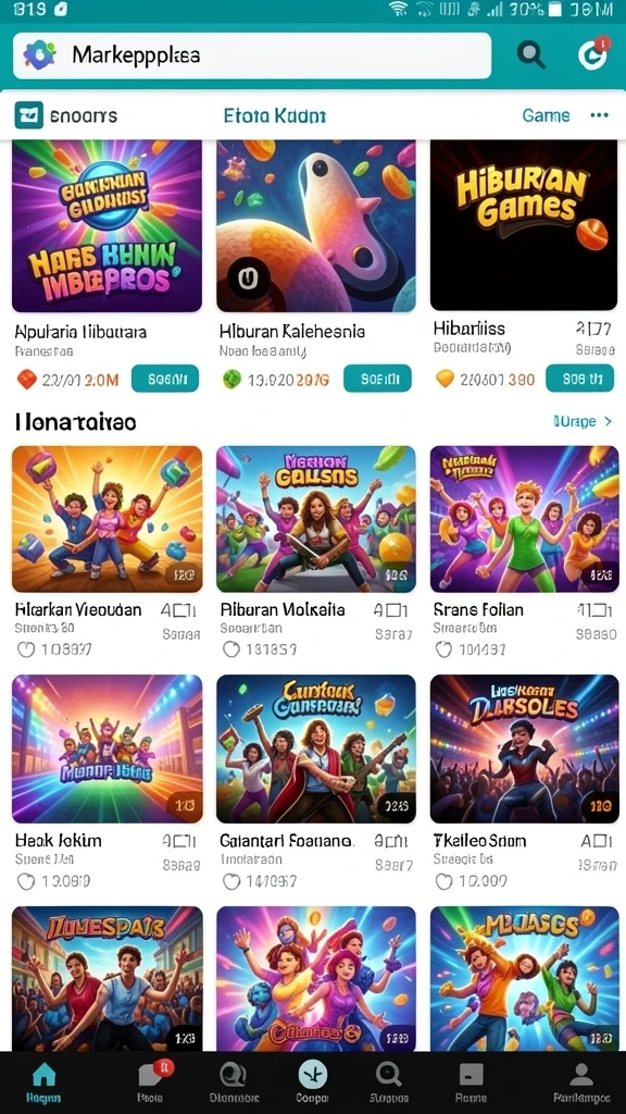 Screenshot mendemonstrasikan tantangan menarik dalam permainan.