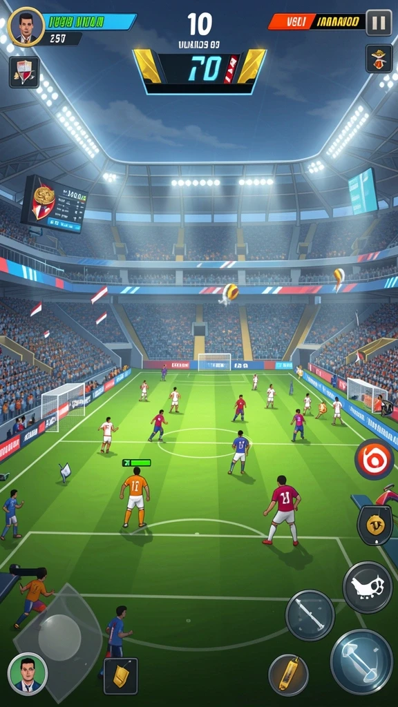 Mode multiplayer seru untuk bermain bersama teman.