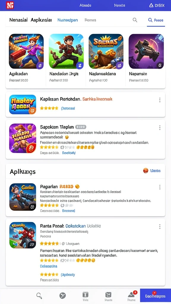 Beragam pilihan permainan untuk semua jenis pemain.