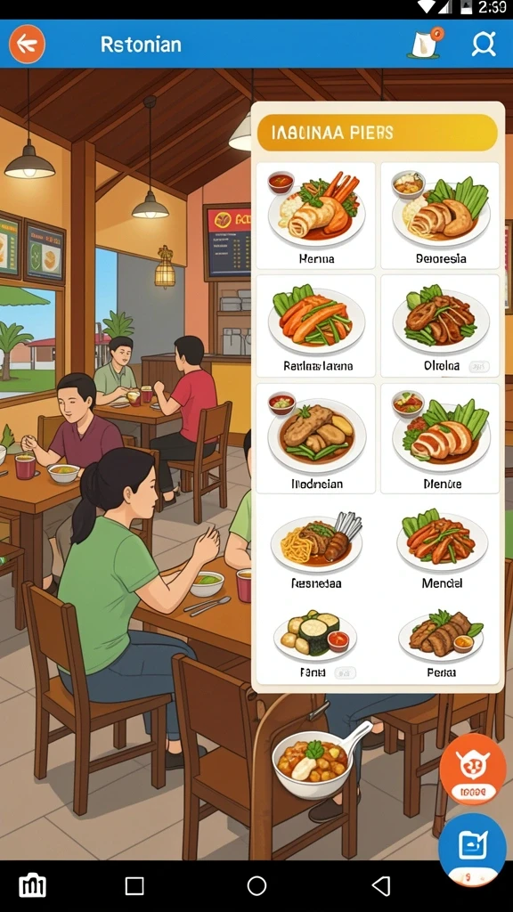 Tampilan antarmuka yang user-friendly dan menarik.
